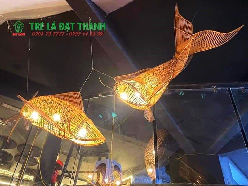 Đèn Hình Cá Mây Tre - DMT067